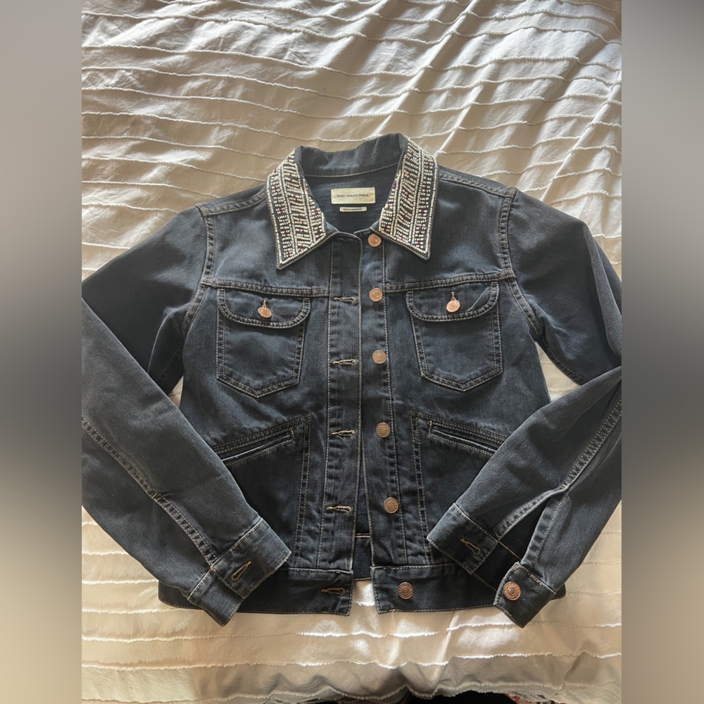 Isabell Marant Etoile Embellished Denim Jacket